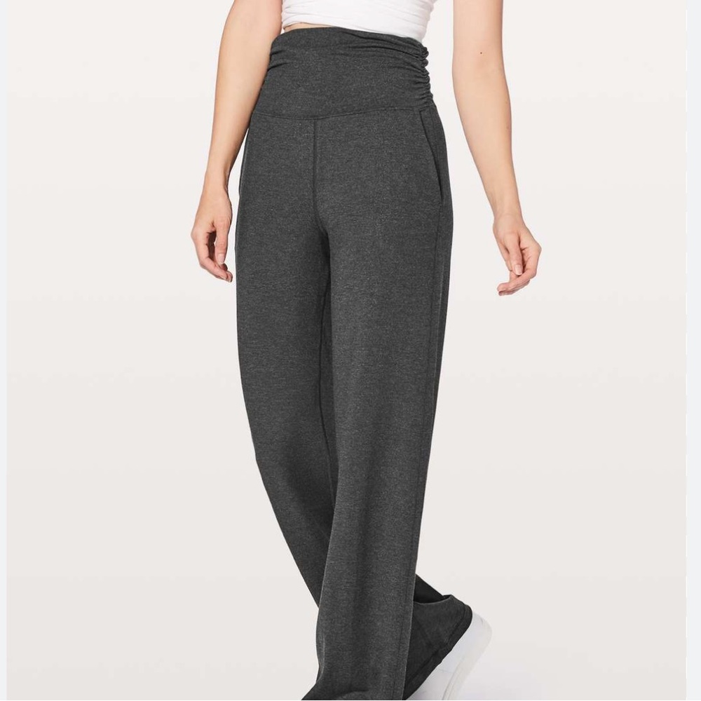 Lulu lemon wide legged lounge pants